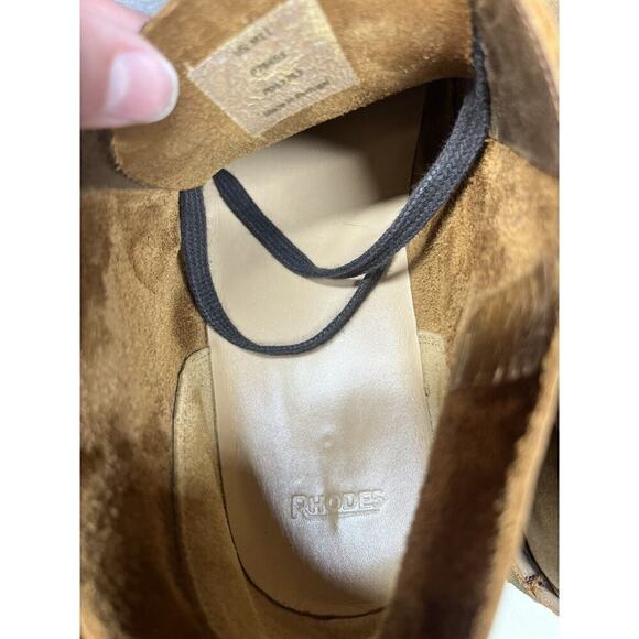 Rhodes Brown Leather Chukka Lace Up Casual Boot Mens Size 11 - Picture 7 of 9